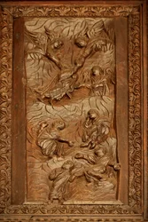 Paneel van 5C deur: de Hemelvaart